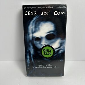 Fear Dot Com (VHS, 2003) Stephen Dorff, Stephen Rea Hollywood Video Sealed